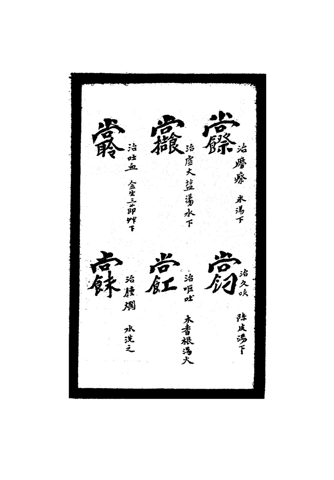 治門傷符