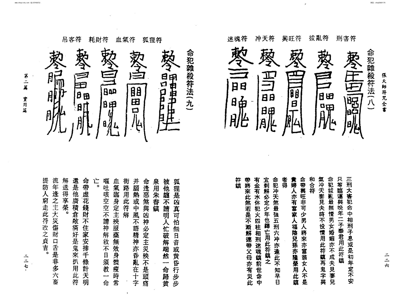 張天師符咒大全 第117页