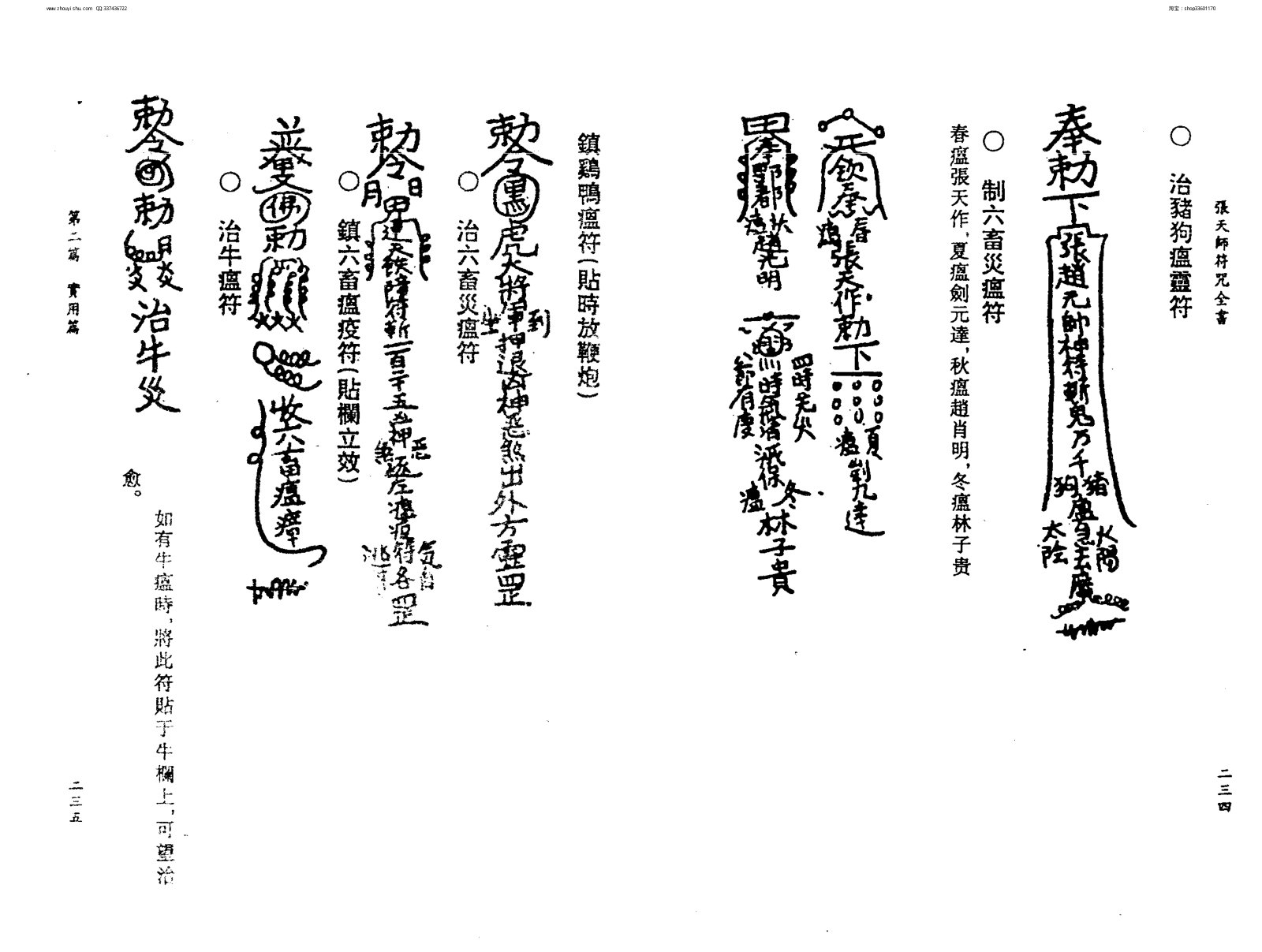 張天師符咒大全 第121页